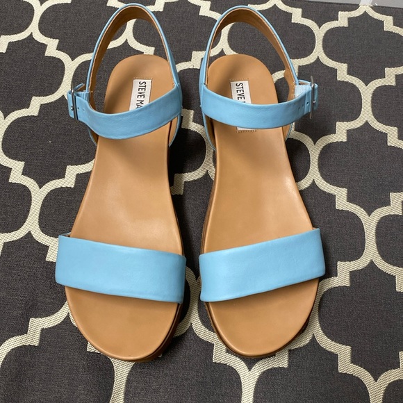 Steve Madden Shoes - Steve Madden Women's Blue platform sandals